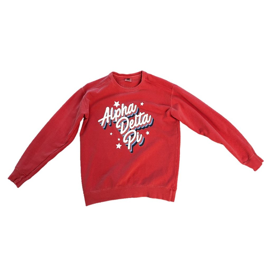 Pink Alpha Delta Pi Sweatshirt